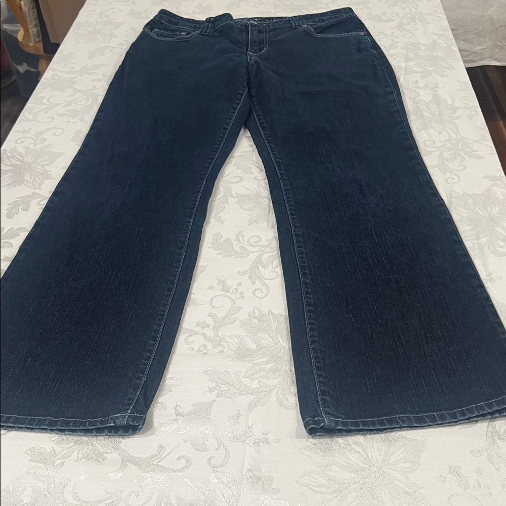 Anne Klein Deep Blue Boot Cut Jeans